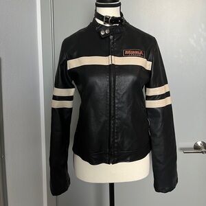 Minga London Retro vintage style leather jacket